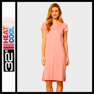 NWT 32 Degrees Coral T-Shirt Dress